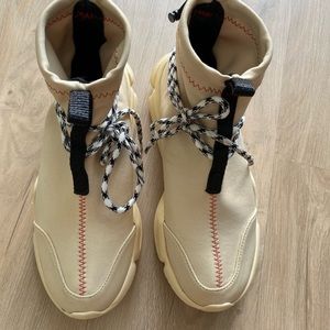 John Geiger Cream Shoes